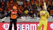 SRH vs CSK, IPL 2019, Stat Highlights: Sunrisers Hyderabad&rsquo;s Defeats Chennai Super Kings By Six Wickets to Keep Their Playoffs Hopes Alive