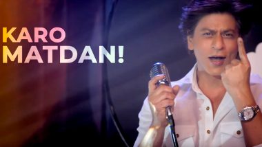 Shah Rukh Khan Heeds PM Narendra Modi’s Twitter Appeal and Makes a Rap Music Video Asking People to Vote in 2019 Lok Sabha Elections!