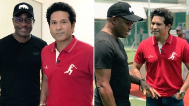 On the Sidelines of IPL 2019, Legends Sachin Tendulkar and Brian Lara Meetup; Discuss Cricket, Golf and More!