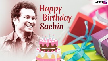 Sachin Tendulkar Birthday Wishes & WhatsApp Messages: Send Greetings to Master Blaster on His 46th Birthday With These Sweet Quotes on Facebook and Twitter!