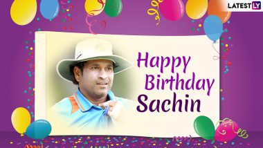 Sachin Tendulkar Birthday: Twitterati Line-up to Wish God of Cricket on his 46th Birthday