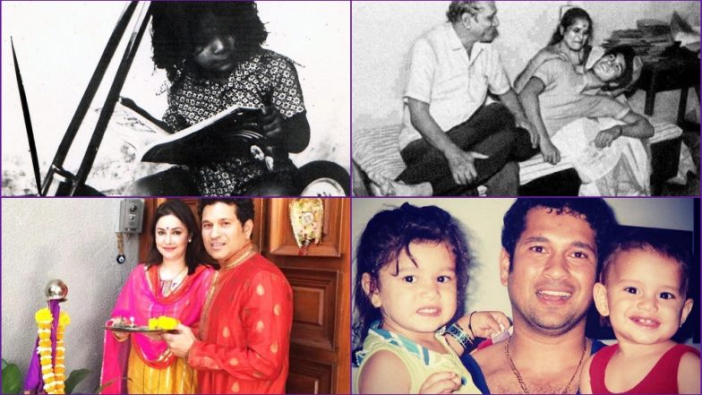 Sachin Tendulkar Birthday Special: See Childhood and Family Pictures of ...