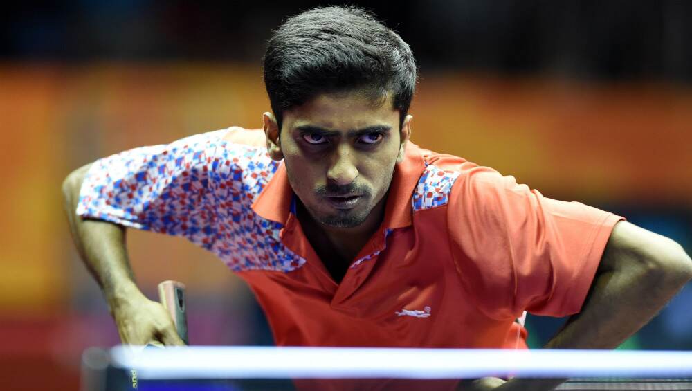 Sathiyan Gnanasekaran Beats Simon Gauzy in Debut ITTF Men's World Cup 2019 Match Sathiyan Gnanasekaran Beats Simon Gauzy in Debut ITTF Men's World Cup 2019 Match