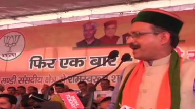 Himachal Pradesh BJP Chief Satpal Singh Satti Warns Critics, Says 'Will Cut Off Hands of Those Who Raise a Finger at PM Narendra Modi'