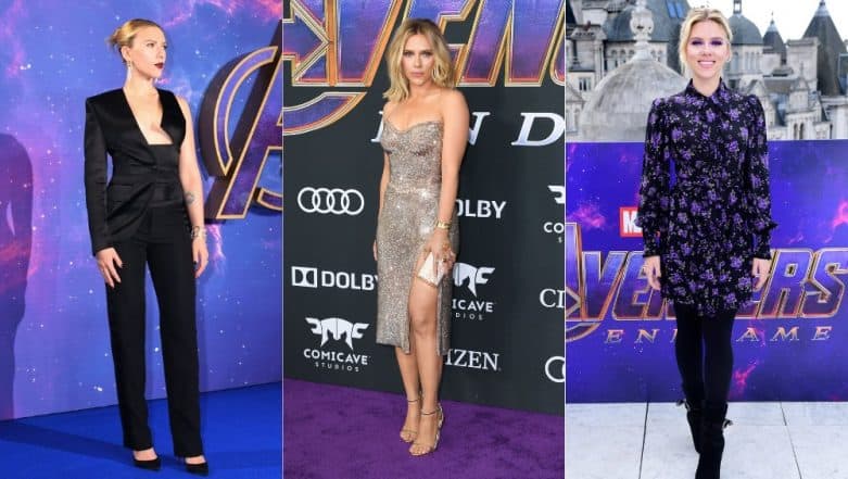 Scarlett Johansson S Chic Style For Avengers Endgame Promotions Are Experimental And Extremely Eclectic View Pics Latestly