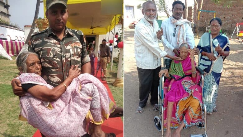 Senior Citizens Head Out To Vote In Phase 2 of Lok Sabha Elections 2019; 105-year-old Woman Among Voters in Maharashtra (See Pictures) Senior Citizens Head Out To Vote In Phase 2 of Lok Sabha Elections 2019; 105-year-old Woman Among Voters in Maharashtra (See Pictures)
