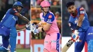 RR vs DC, IPL 2019 Match 40, Key Players: Shikhar Dhawan, Steve Smith, Shreyas Iyer And Other Cricketers to Watch Out for at Sawai Mansingh in Jaipur
