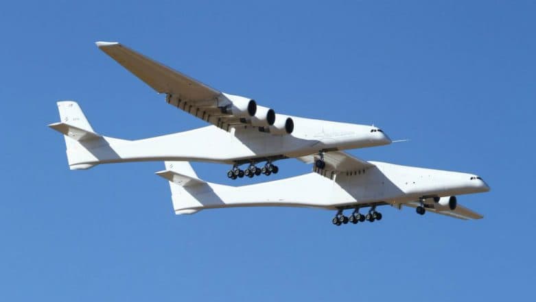 Stratolaunch, World's Largest Airplane Makes First Test Flight in California Stratolaunch, World's Largest Airplane Makes First Test Flight in California