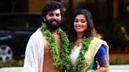Second Show Fame Sunny Wayne Ties the Knot With Renjini Kunju at Guruvayoor! Announces the Big News on Facebook