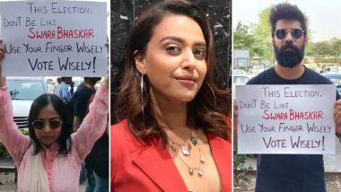 Swara Bhasker’s Masturbation Scene From Veere Di Wedding Resurfaces on Polling Day As Trolls Target Her, Actress Hits Back Like a Boss