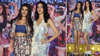 Ananya Pandey Or Tara Sutaria: Who Impressed You More With Her Flashy and Glittery OOTD? View Pics