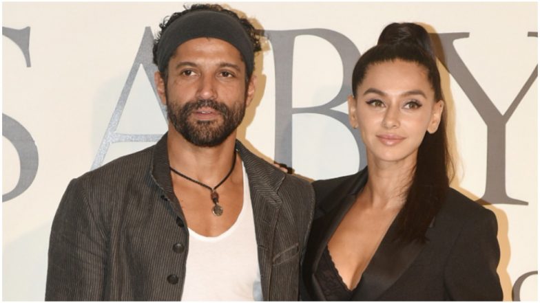 B-Town’s Favourite Couple Farhan Akhtar and Shibani Dandekar Look Stunning Together at Sabyasachi Mukherjee’s Celebration Event (View Pics)