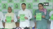 Lok Sabha Elections 2019: Tejashwi Yadav Releases RJD Party Manifesto, Promises Reservation