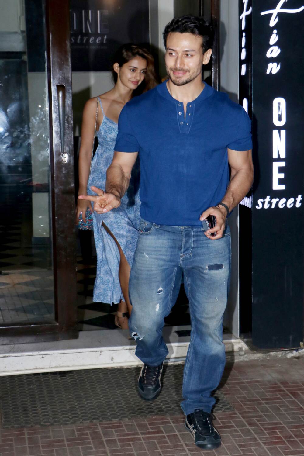Tiger Shroff and Disha Patani spotted in Bandra
