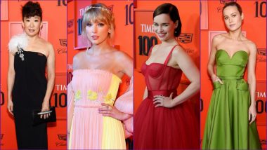 Time 100 Gala Red Carpet: Taylor Swift, Brie Larson, Sandra Oh, Emilia Clarke Look Stunning In Aesthetic Gowns - View Pics!
