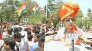 Lok Sabha Elections 2019: Urmila Matondkar Files Nomination As Congress Candidate From Mumbai North Constituency, Conducts Road Show; View Pics
