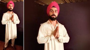 Virat Kohli Dons Pink Turban and Pathani Suit in Latest Instagram Post, Is it the Look for His New Commercial?