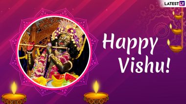 Vishu 2019 Greetings: WhatsApp Stickers, GIF Images, Messages Quotes & SMS to Send Kerala New Year Wishes