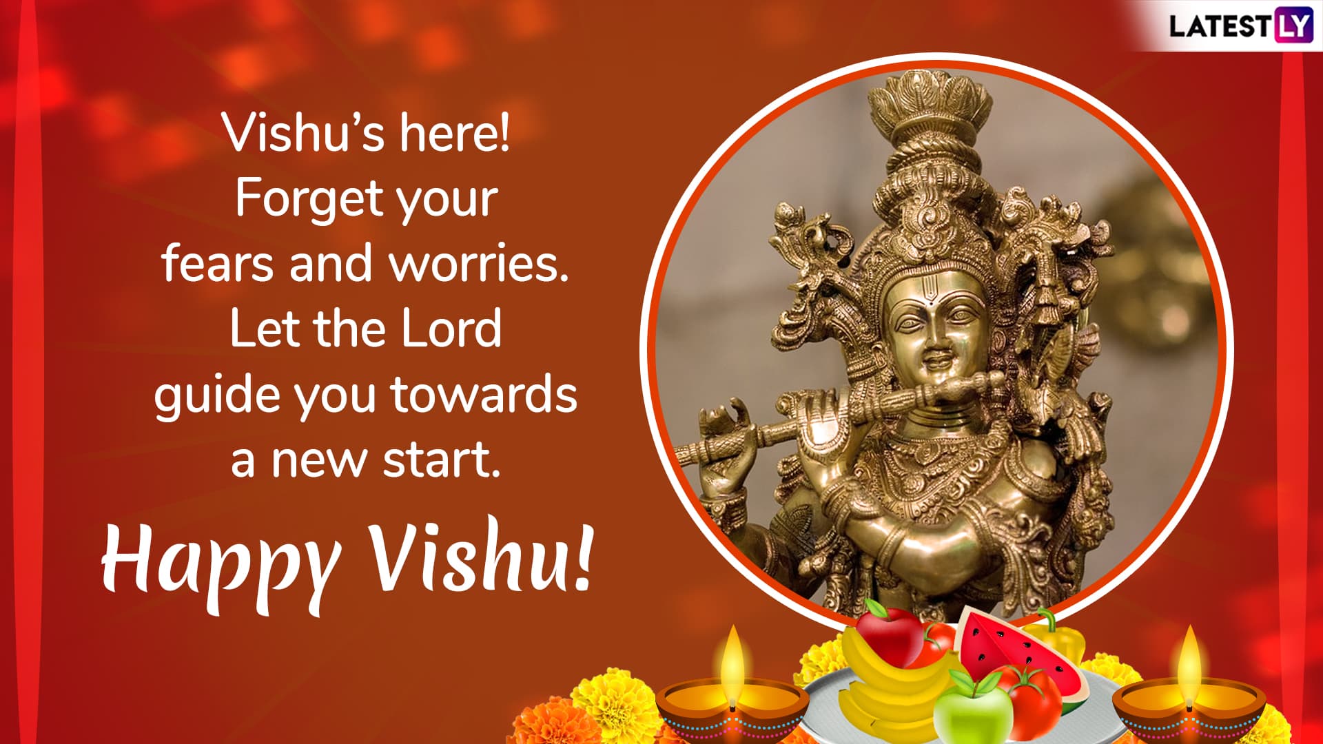 Vishu 2019 Greetings WhatsApp Stickers GIF Images