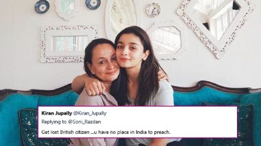 Soni Razdan Gives a Fitting Reply to Hateful Trolls on Being a British Citizen