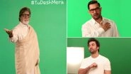 Amitabh Bachchan, Aamir Khan, Ranbir Kapoor Star in Music Video &lsquo;Tu Desh Mera&rsquo; That Pays Tribute to CRPF Martyrs of Pulwama &ndash; View Pics