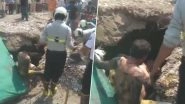 Mumbai: One Rescued, Two Stuck Inside Septic Tank After Trucks Hits Slab at MHADA Colony in Chembur, Rescue Operation Underway