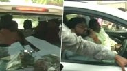 Babul Supriyo's Car Vandalised Outside Polling Booth in West Bengal's Asansol by Alleged TMC Workers
