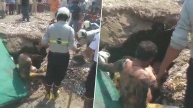 Mumbai: One Rescued, Two Stuck Inside Septic Tank After Trucks Hits Slab at MHADA Colony in Chembur, Rescue Operation Underway