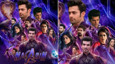 Avengers Endgame Fever Strikes Naagin Cast: Arjun Bijlani Becomes Captain America, Mouni Roy Features As Black Widow in This Character Poster, View Pic