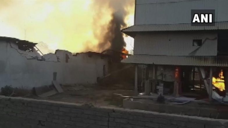 Gujarat: Fire Reported in Oil Mill in Banaskantha's Chandisar area; No Casualties Reported
