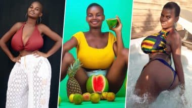 Instagram Model, Pamela Odame Watara With Big Boobs Claims Influential People Ready to Pay $1000 to Touch Her Huge Breasts