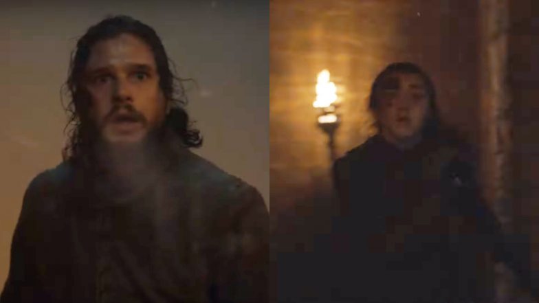 Game of Thrones Season 8 Episode 3 Promo: Jon Snow and Arya Stark Are Bloodied and Scared in the New GoT Footage – Watch Video