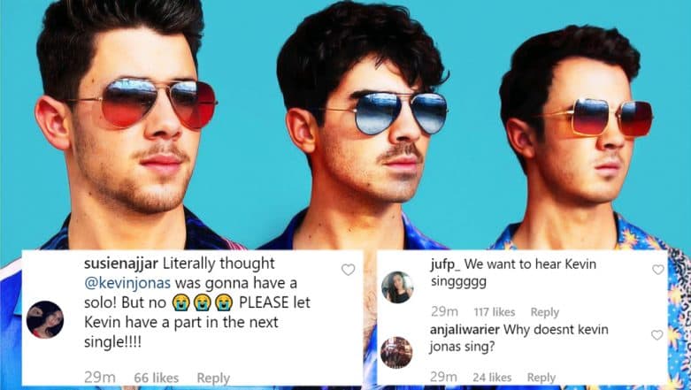Jonas Brothers Release New Peppy Song Called 'Cool' but Fans Question 'Where is Kevin?' Jonas Brothers Release New Peppy Song Called 'Cool' but Fans Question 'Where is Kevin?'