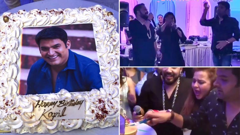 Kapil Sharma Turns 38, Celebrates His 1st Birthday After Marriage With Mother, Wife Ginni Chatrath and Mika Singh – Watch Videos
