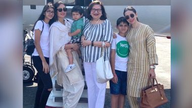 Kareena Kapoor Khan, Karisma Kapoor Ring in Mother Babita's Birthday With a Vacation, Pose Together with Kids Taimur, Kiaan and Sameira   - View Pic