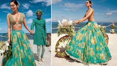 Manushi Chhillar Makes Sabysachi Creation Look Magical For This Bridal Shoot! View Pics