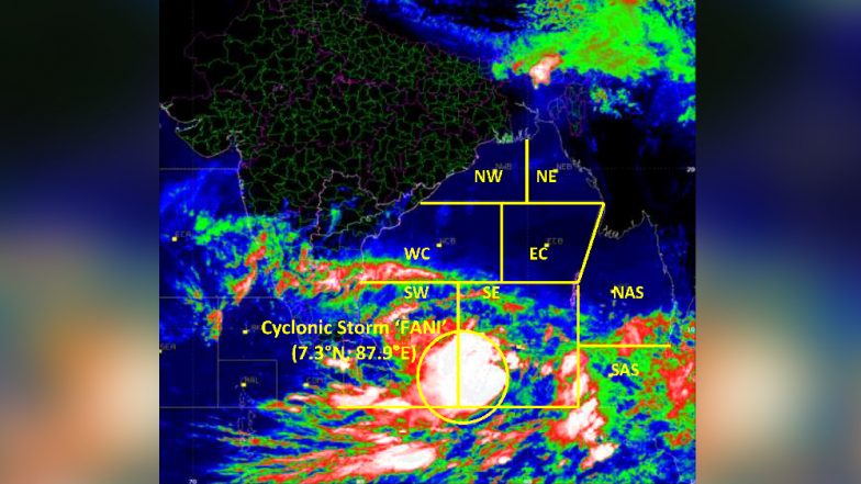 Cyclone Fani Forecast: Cyclonic Storm to Turn Severe in Next 24 Hours; Tamil Nadu, Andhra Pradesh, Odisha to Receive Heavy Rainfall