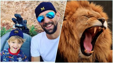 Michael Phelps Teaches His Kid ‘Lion’s Breath’ or Simhasana for Mental Wellness
