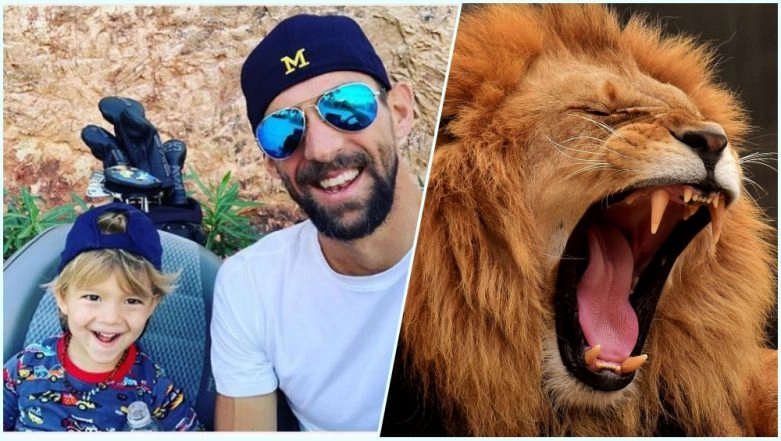 Michael Phelps Teaches His Kid ‘Lion’s Breath’ or Simhasana for Mental