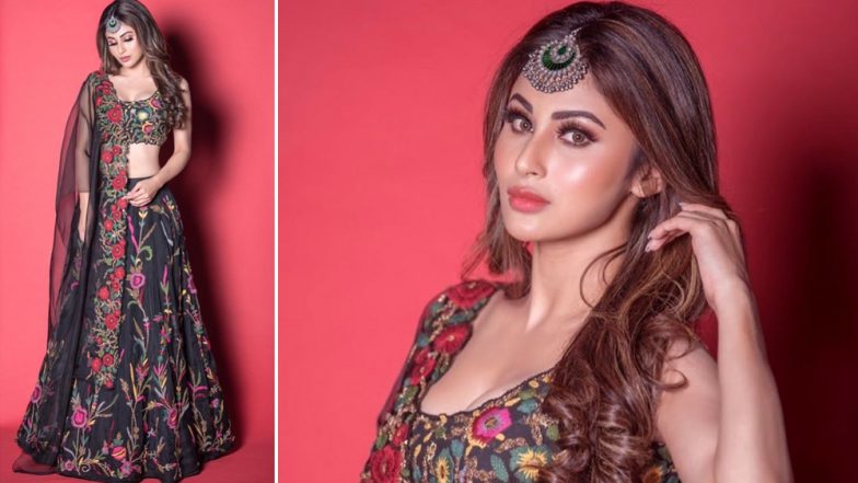 Romeo Akbar Walter Actress Mouni Roy Pulls Off This Floral Printed Lehenga With Panache – View Pics