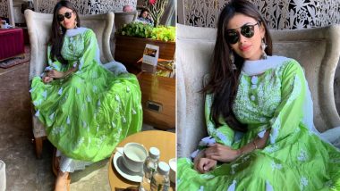 Mouni Roy Stuns in a Green Kurti and a Flouncy Palazzo Giving Us Summer Fashion Goals (View Pics)