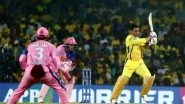 MS Dhoni, Imran Tahir & Other CSK Players Bond With Rajasthan Royals Team Post Winning Their IPL 2019 Clash by 8 Runs (See Pics and Video)