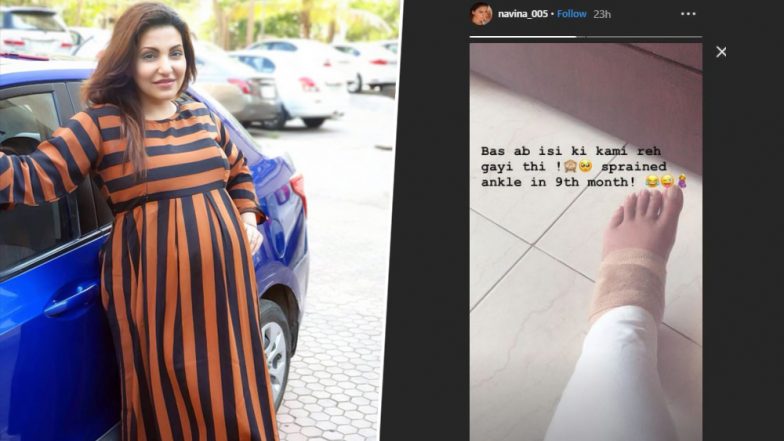 Pregnant Ishqbaaz Actress Navina Bole Sprains Her Foot in Her Ninth Month – View Pic