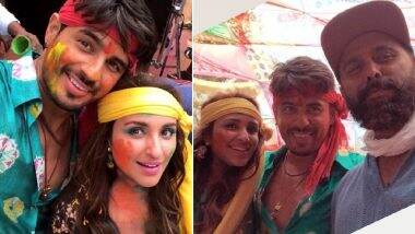 Sidharth Malhotra and Parineeti Chopra's 'Jabariya Jodi' Shoot Wrap Up Looks Like One Big Holi Bash (Watch Video)