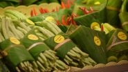 Thailand Supermarket Packs Food in Banana Leaves Instead of Plastic, Twitterati Impressed! (View Pics)