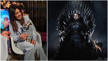 Game of Thrones Season 8: Besides Sophie Turner, Priyanka Chopra Jonas’ Pet Diana Gets an Iron Throne! See Pic