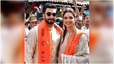 Ranveer Singh and Deepika Padukone Campaigning for BJP in 2019 Lok Sabha Elections? Don’t Let This Picture Fool You!