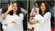 Surveen Chawla is a Happy Mother as She Takes her Newborn Daughter, Eva Home - View Pics