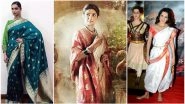 Gudi Padwa 2019: From Deepika Padukone's Conventional Drape to Kangana Ranaut's Nauvari Saree, Here are Some Styling Tips to Dress for This Big Occasion (View Pics)