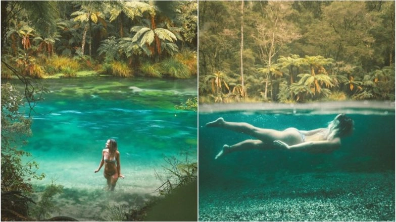 Australian Instagram Model Accused of Swimming in 'Sacred' Natural Springs in New Zealand, Rubbishes Claim (See Pictures)